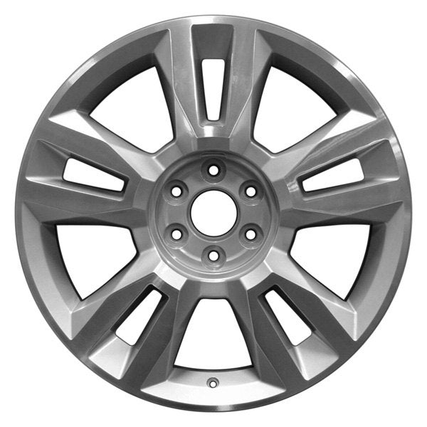 2019 chevrolet suburban wheel 22 machined silver aluminum 6 lug rw05821ms 2