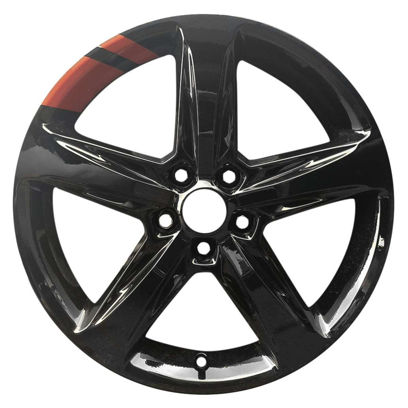 2022 chevrolet equinox wheel 19 black with red stripe aluminum 5 lug rw5831rb 5