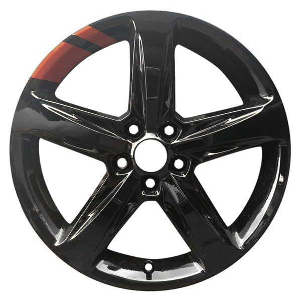 2020 chevrolet equinox wheel 19 black with red stripe aluminum 5 lug rw5831rb 3