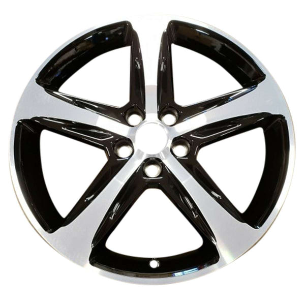 2020 chevrolet equinox wheel 19 machined black aluminum 5 lug rw5831mb 3