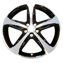 2020 chevrolet equinox wheel 19 machined black aluminum 5 lug w5831mb 3