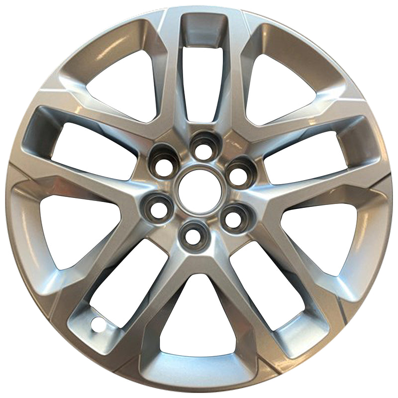 2021 chevrolet traverse wheel 18 machined silver aluminum 6 lug w5844ms 4