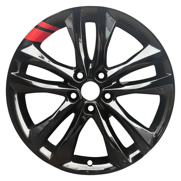 2018 Chevrolet Malibu Black with Red Stripe 19" Wheel