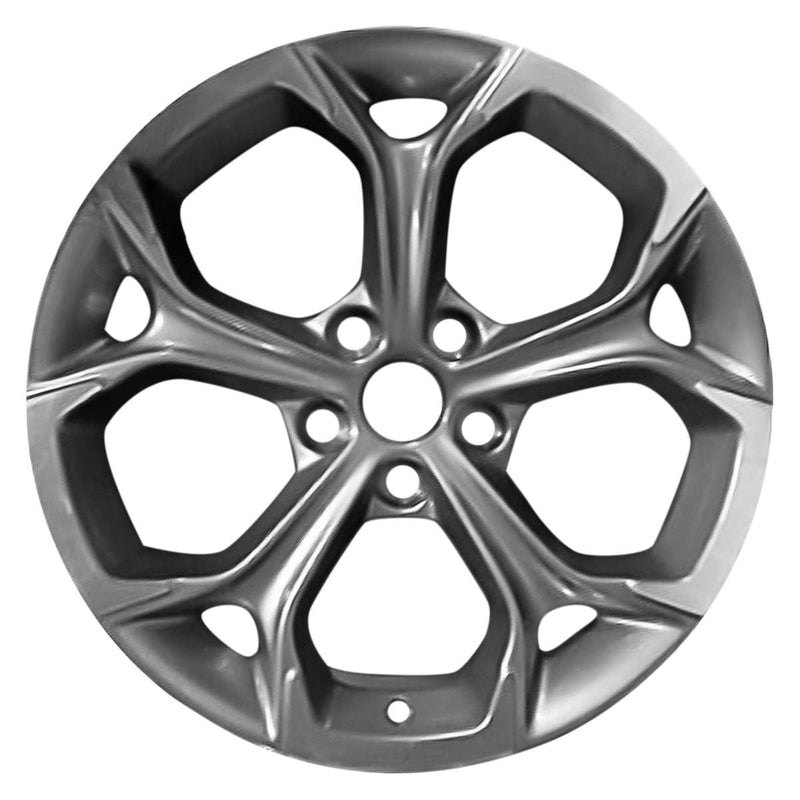 2020 chevrolet malibu wheel 18 machined charcoal aluminum 5 lug rw5893mc 2