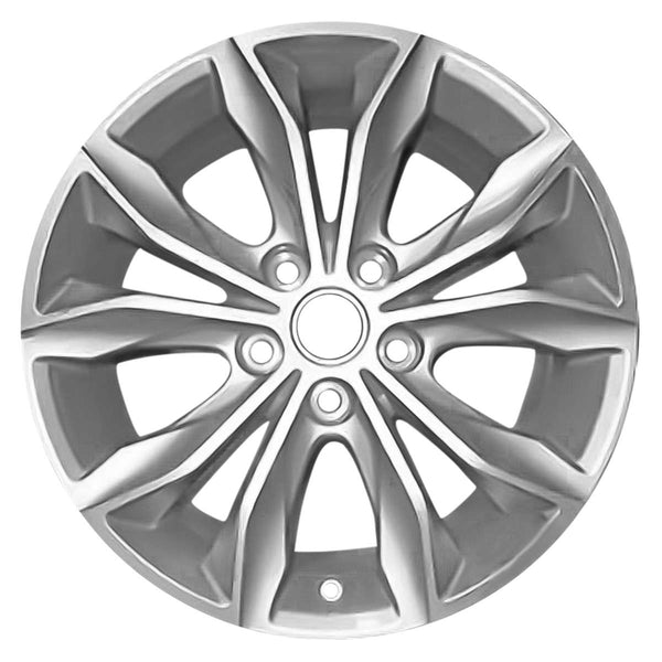 2019 chevrolet malibu wheel 17 silver aluminum 5 lug rw5894s 1