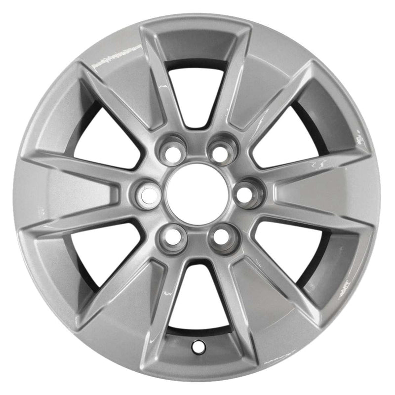 2019 gmc sierra wheel 17 silver aluminum 6 lug rw5908s 2