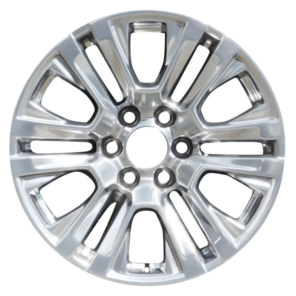 2019 gmc sierra wheel 20 polished aluminum 6 lug w5917p 2