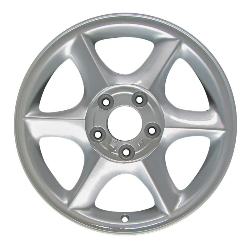 2001 oldsmobile aurora wheel 16 silver aluminum 5 lug w6039s 1