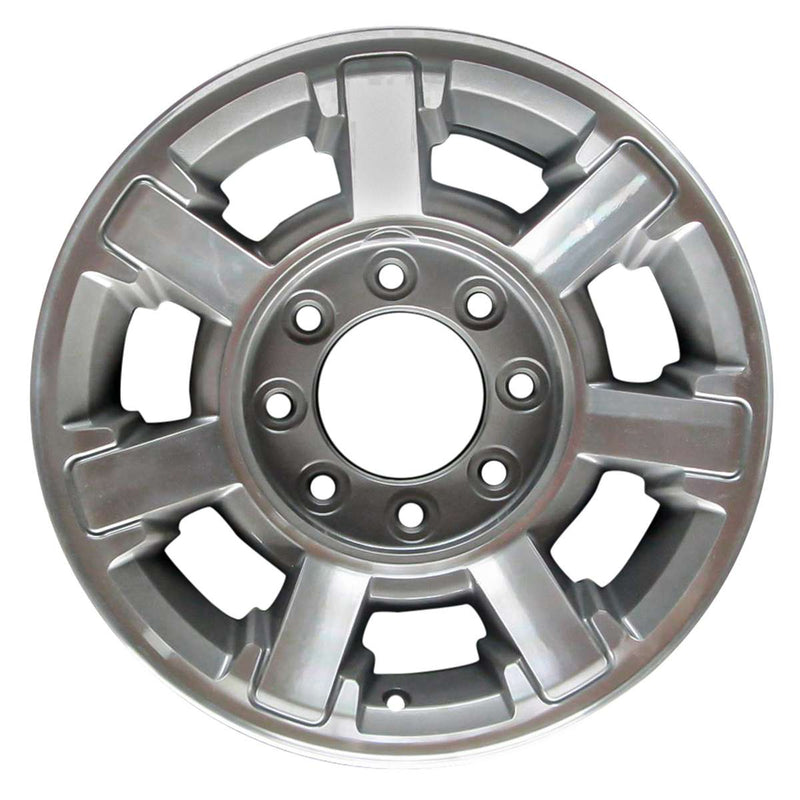 2009 hummer h2 wheel 17 machined silver aluminum 8 lug w6309ms 2