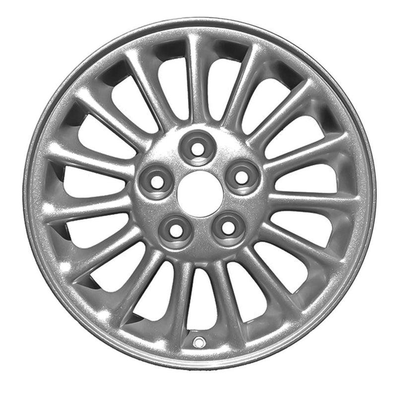 2002 pontiac grand wheel 16 silver aluminum 5 lug rw6534s 4