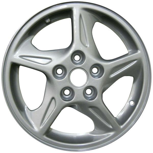 2000 pontiac bonneville wheel 16 silver aluminum 5 lug w6541s 1