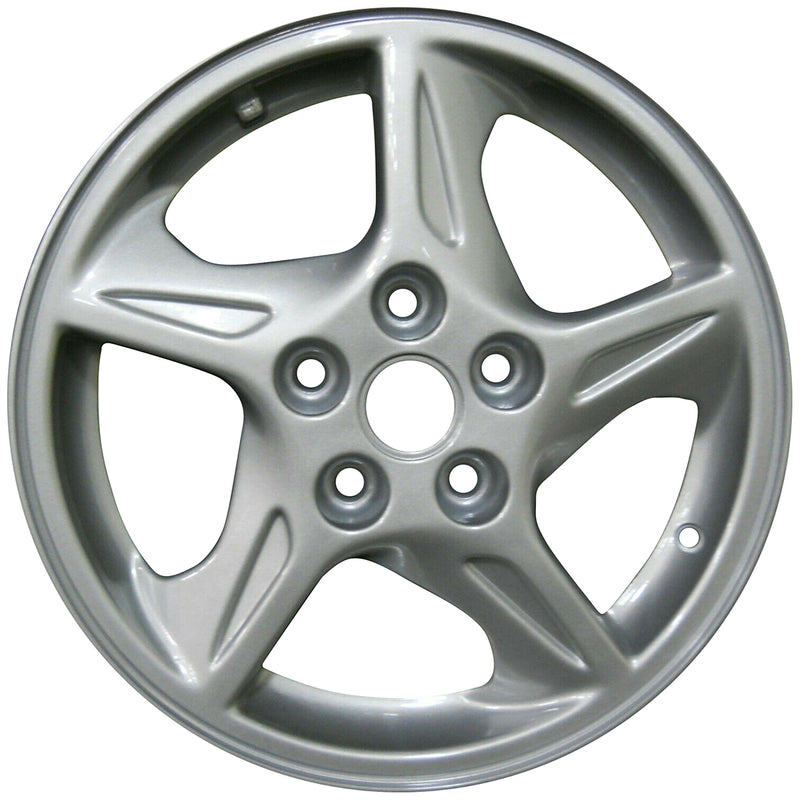 2002 pontiac bonneville wheel 16 silver aluminum 5 lug w6541s 3