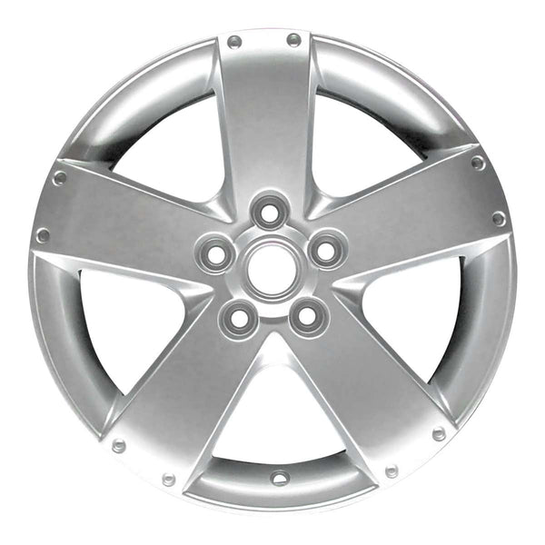 2009 suzuki vitara wheel 17 silver aluminum 5 lug w6600s 4