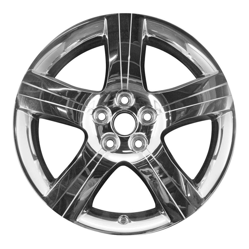 2012 chevrolet malibu wheel 18 chrome clad aluminum 5 lug rw6633cclad 5