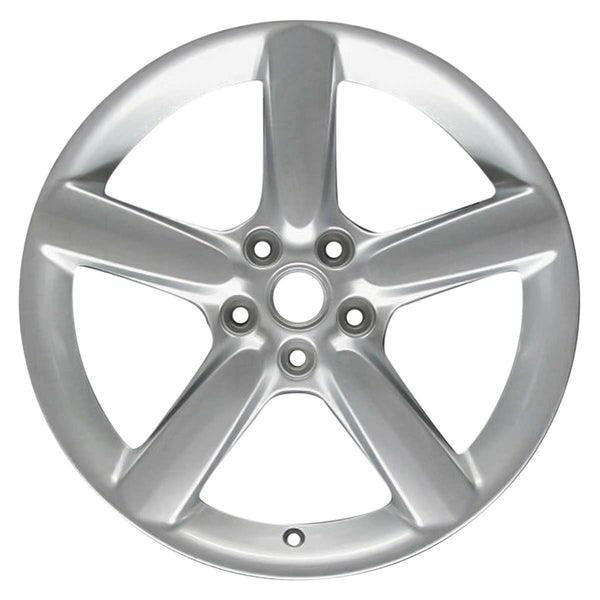 2010 pontiac solstice wheel 18 silver aluminum 5 lug w6644s 2