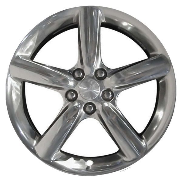 2010 pontiac solstice wheel 18 polished aluminum 5 lug w6644p 2