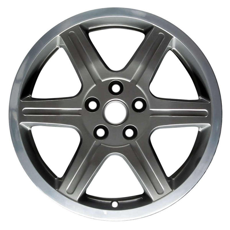 2006 saturn ion wheel 17 polished charcoal aluminum 5 lug w7041pc 1