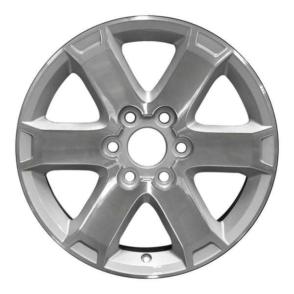 2010 saturn outlook wheel 18 machined silver aluminum 6 lug w7053ms 8