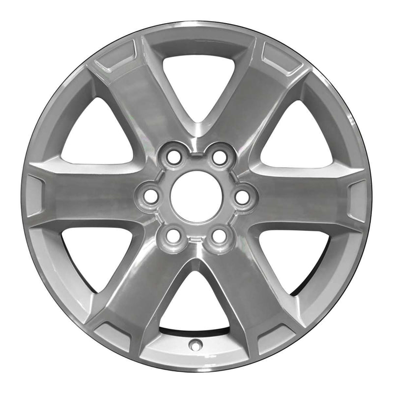 2009 saturn outlook wheel 18 machined silver aluminum 6 lug w7053ms 7