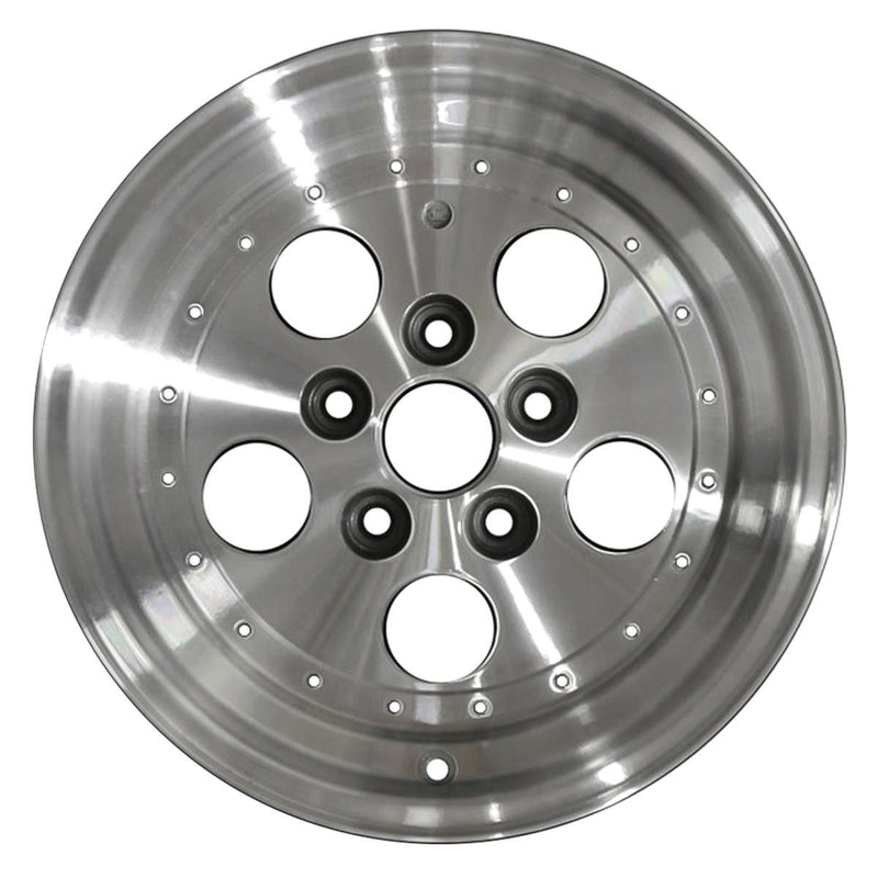 1997 Jeep Wrangler Wheel 15" Machined Silver Aluminum 5 Lug W9007MS-1