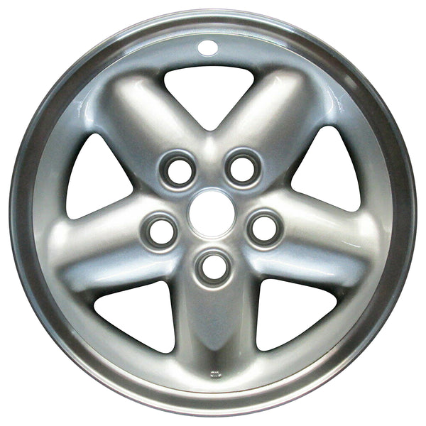 1999 Jeep Wrangler Wheel 15" Silver Aluminum 5 Lug W9016S-3