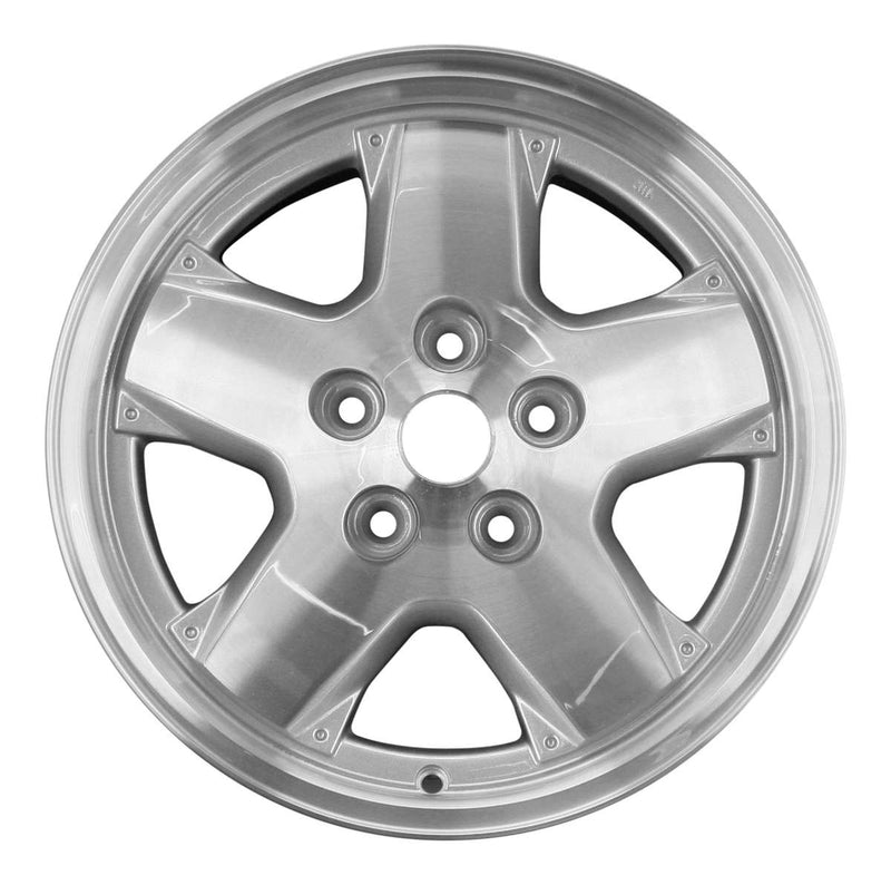 2005 jeep liberty wheel 16 silver aluminum 5 lug rw9038s 4