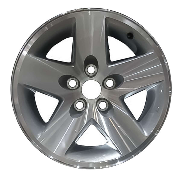 2006 jeep wrangler wheel 16 silver aluminum 5 lug rw9047s 5