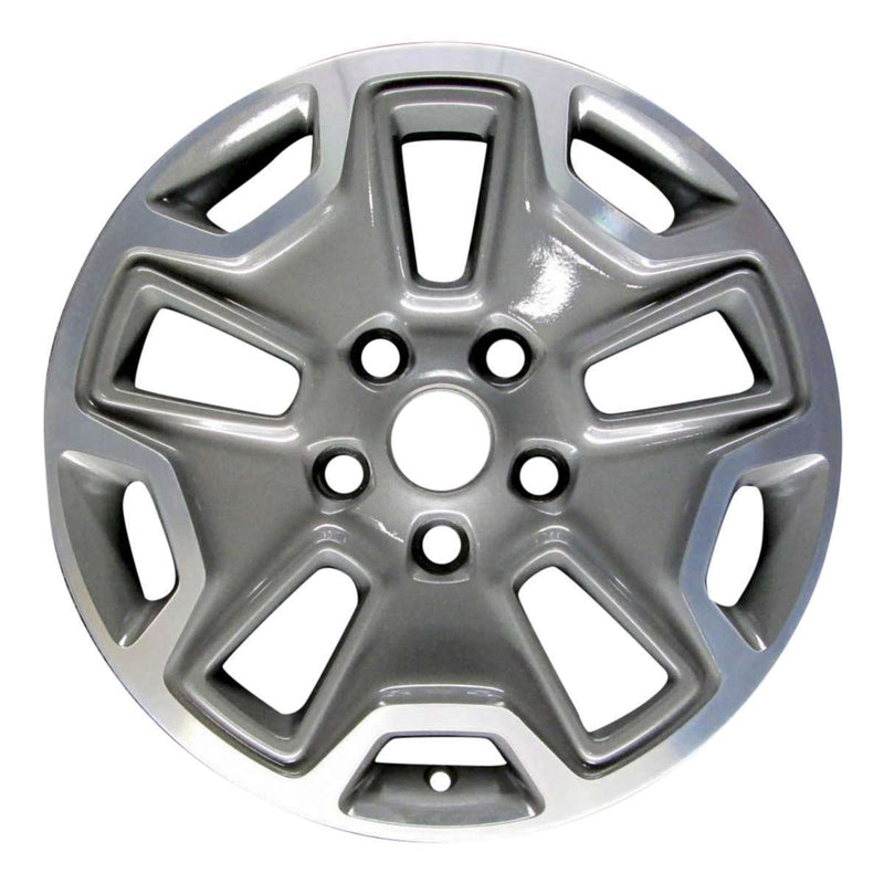 2008 jeep wrangler wheel 17 machined charcoal aluminum 5 lug rw9118mc 8