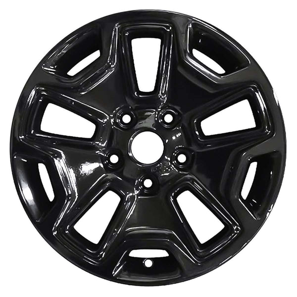 2011 Jeep Wrangler Wheel 17" Black Aluminum 5 Lug W9118B-11