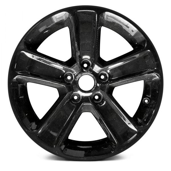 2020 Jeep Wrangler Wheel 18' Black Aluminum 5 Lug W9255B-1