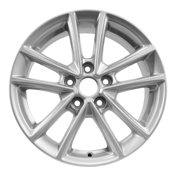 2017 ford focus wheel 16 silver aluminum 5 lug rw10010s 3