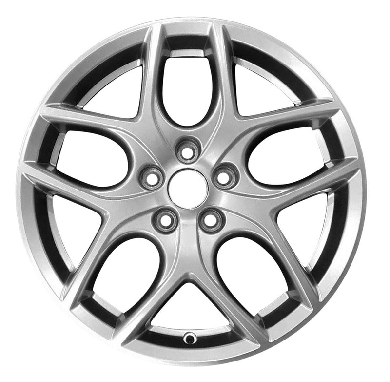 2016 ford focus wheel 17 silver aluminum 5 lug w10011s 2