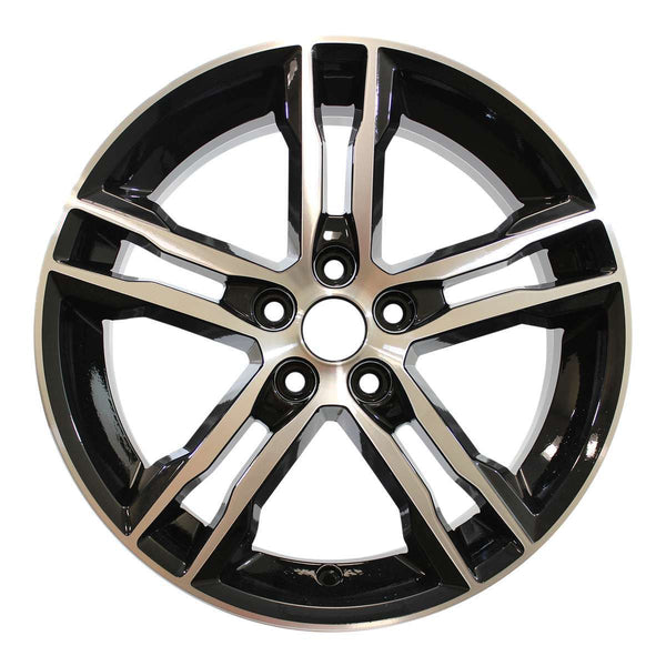 2015 ford focus wheel 18 machined gloss black aluminum 5 lug rw10015mb 1