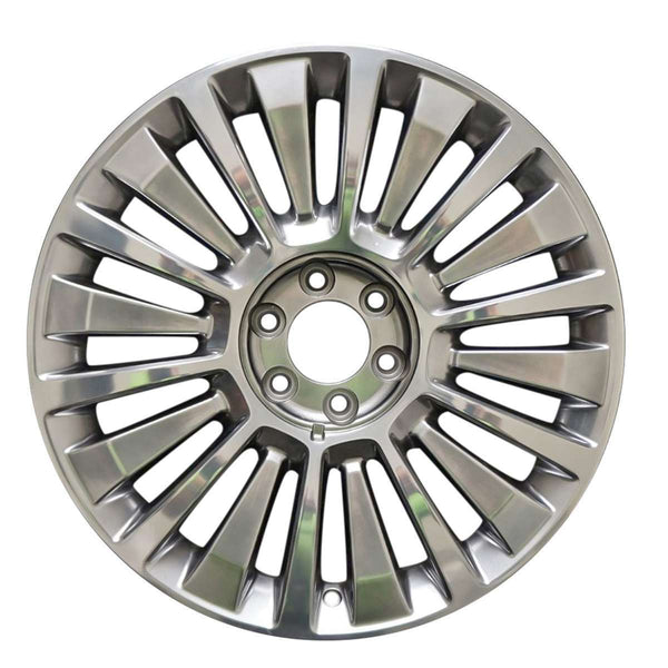 2015 lincoln navigator wheel 22 polished aluminum 6 lug w10026ap 2