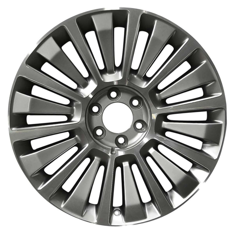 2015 lincoln navigator wheel 22 machined hyper aluminum 6 lug rw10026mh 2