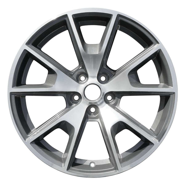 2016 ford mustang wheel 19 machined charcoal aluminum 5 lug w10037mc 2
