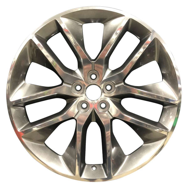 2017 ford edge wheel 20 polished charcoal aluminum 5 lug rw10046pc 3