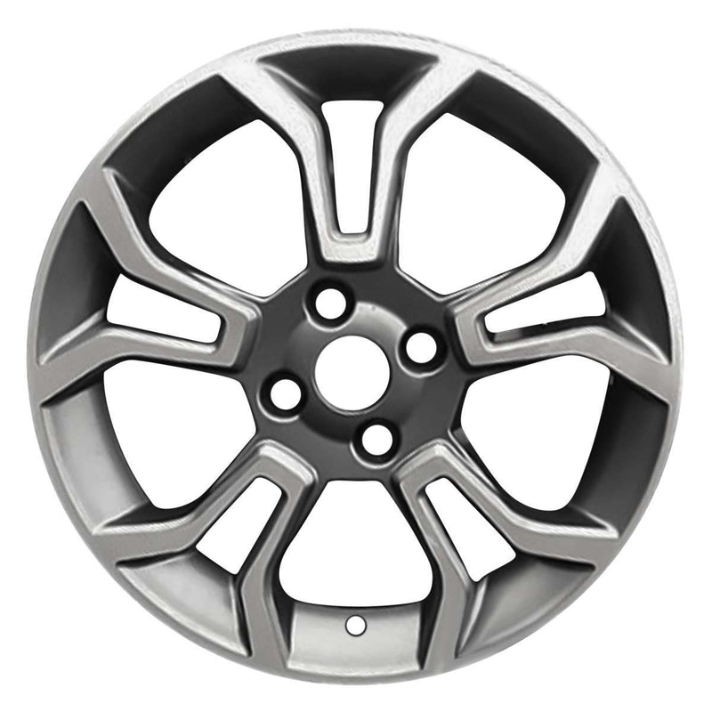 2019 ford ecosport wheel 17 machined dark charcoal aluminum 4 lug w10150mdc 2