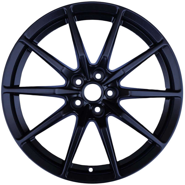 2016 ford mustang wheel 19 black aluminum 5 lug rw10054b 2