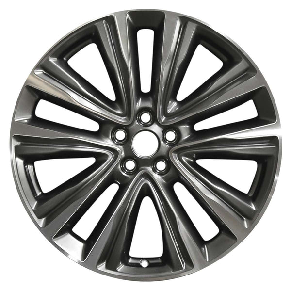 2018 lincoln mkx wheel 20 machined hyper aluminum 5 lug w10074mh 3