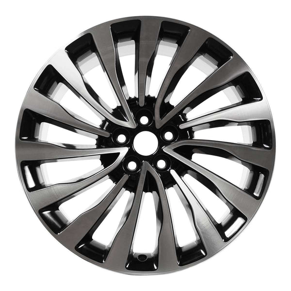 2019 lincoln continental wheel 20 machined gloss black aluminum 5 lug w10092mb 3