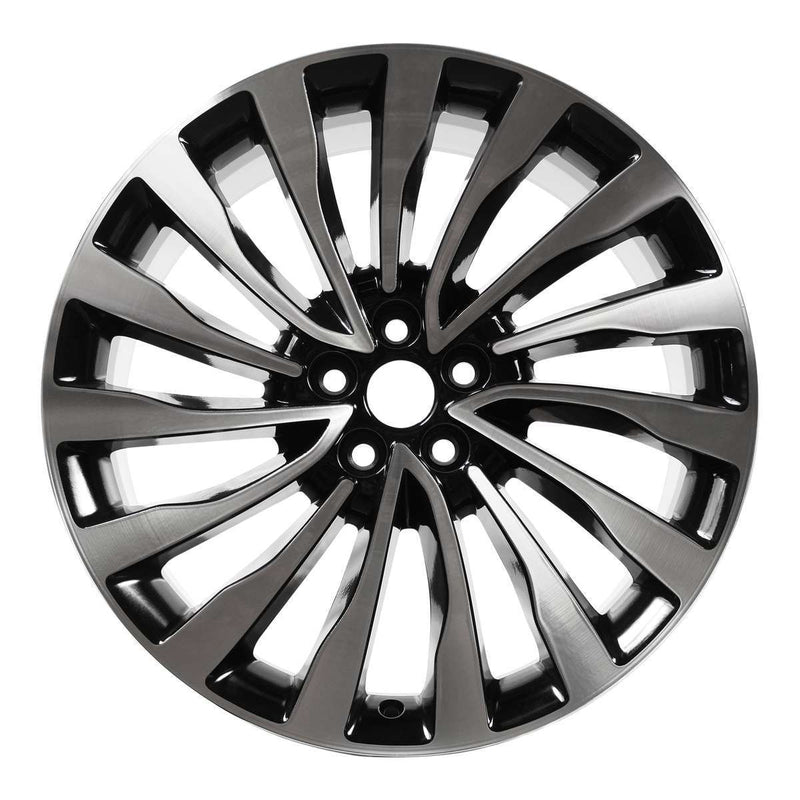 2019 lincoln continental wheel 20 machined gloss black aluminum 5 lug w10092mb 3