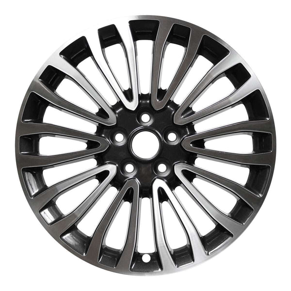 2018 ford fusion wheel 18 machined charcoal aluminum 5 lug rw10121mc 2