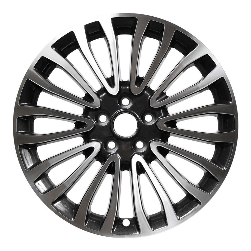 2018 ford fusion wheel 18 machined charcoal aluminum 5 lug rw10121mc 2