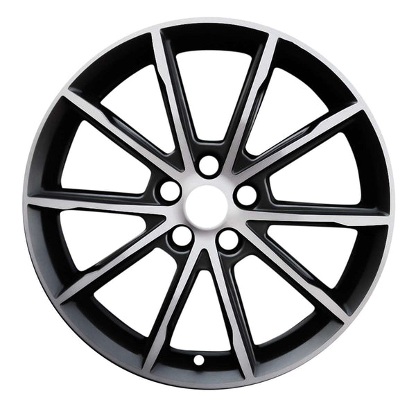 2020 ford mustang wheel 19 machined black aluminum 5 lug w10160mb 3