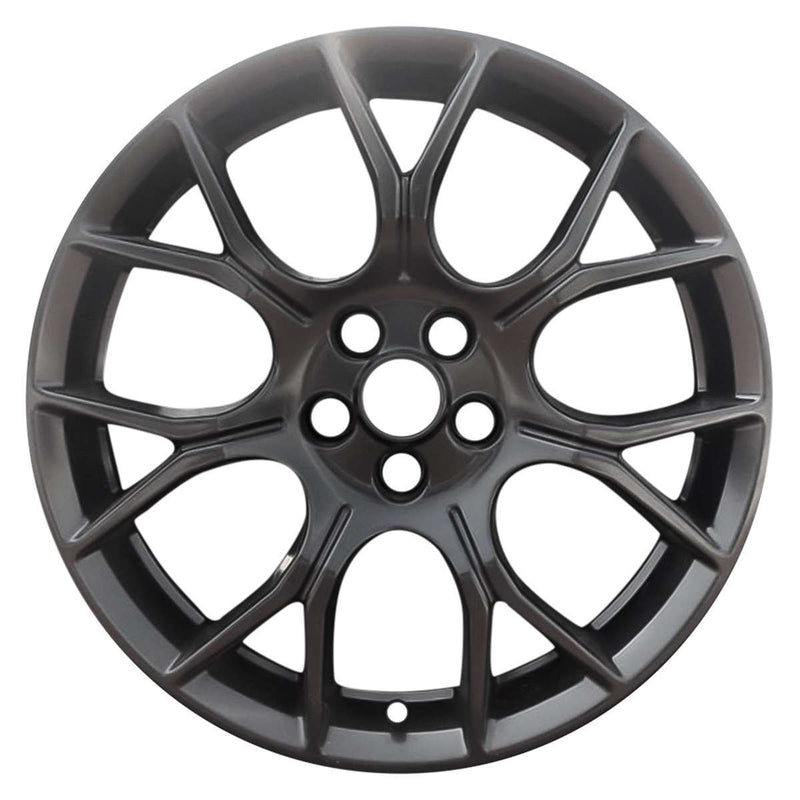 2019 ford mustang wheel 19 black aluminum 5 lug w10163b 2