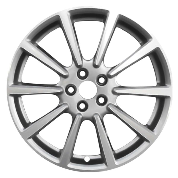 2019 lincoln mkc wheel 19 machined silver aluminum 5 lug w10211ms 1