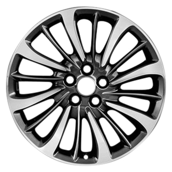 2019 lincoln nautilus wheel 18 machined hyper aluminum 5 lug w10215mh 1