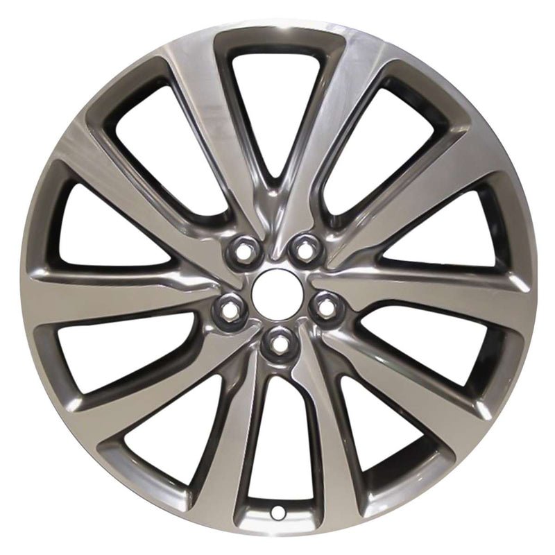 2019 lincoln nautilus wheel 20 machined charcoal aluminum 5 lug w10217mc 1