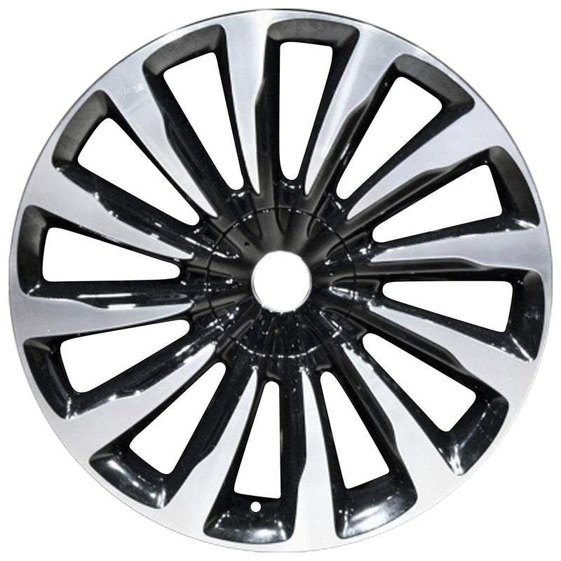 2020 lincoln aviator wheel 21 machined black aluminum 5 lug w10240mb 1